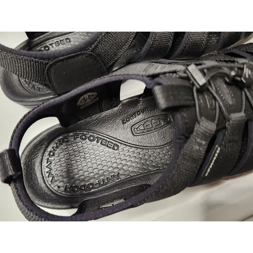 KEEN Clearwater CNX Triple Black Men’s 12 Waterproof Sandals